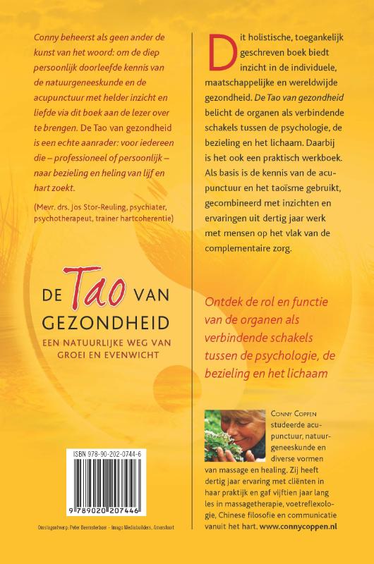 Achterkant van De tao van gezondheid