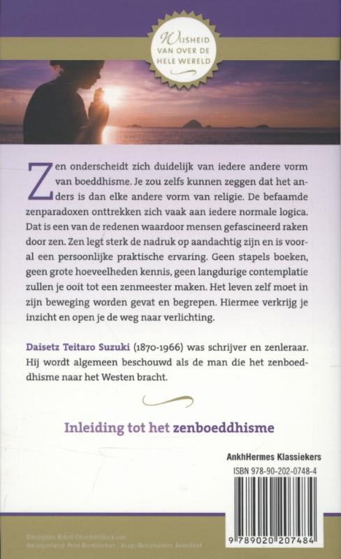 Achterkant van Inleiding tot het zen-boeddhisme