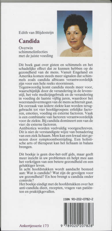 Achterkant van Candida