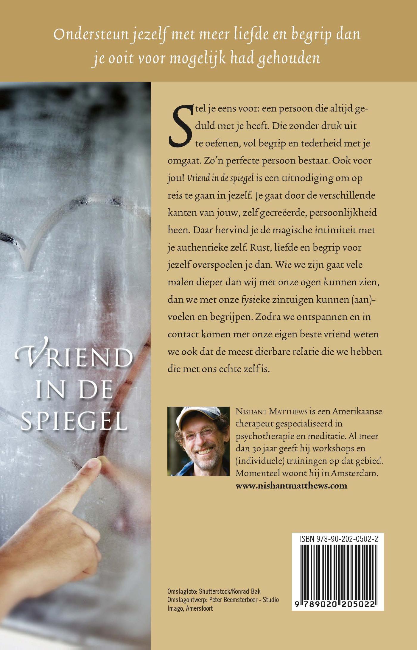 Achterkant van Vriend in de spiegel