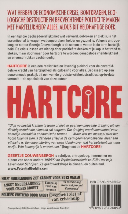 Achterkant van Hartcore