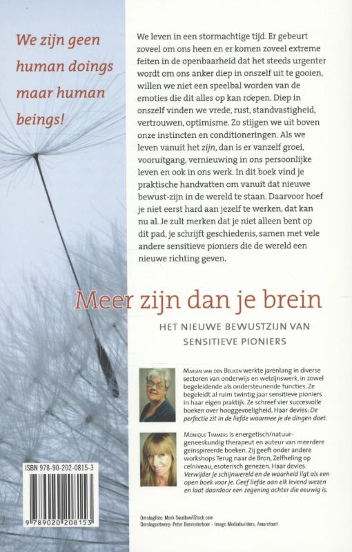 Achterkant van Meer zijn dan je brein