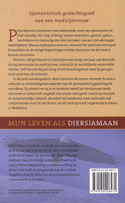 Achterkant van Mijn leven als diersjamaan