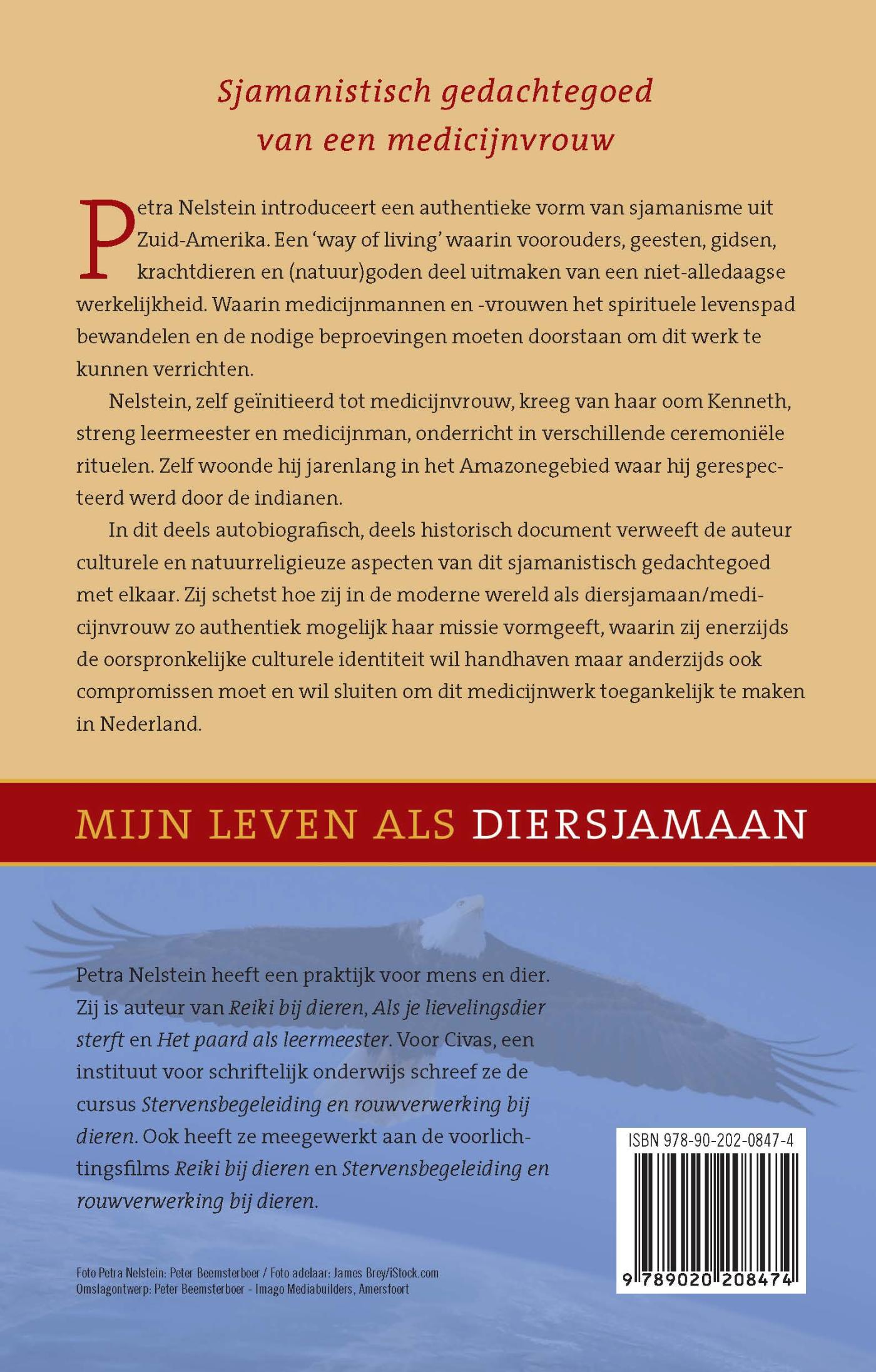 Achterkant van Mijn leven als diersjamaan