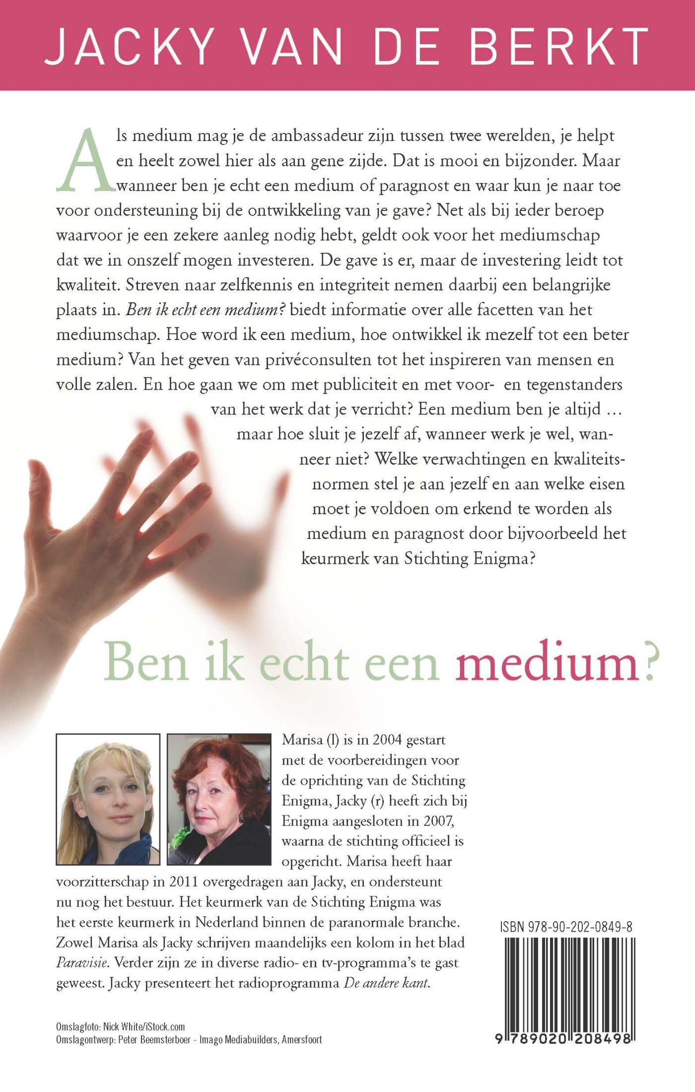 Achterkant van Ben ik echt een medium?