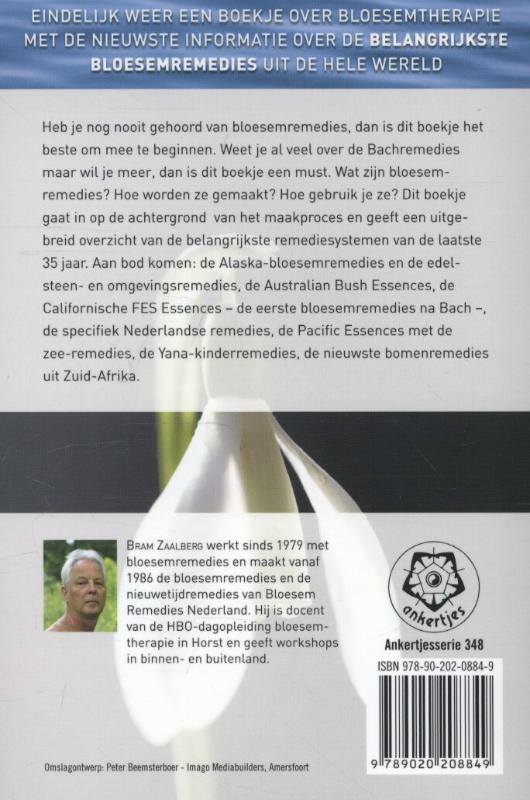 Achterkant van Bloesemtherapie