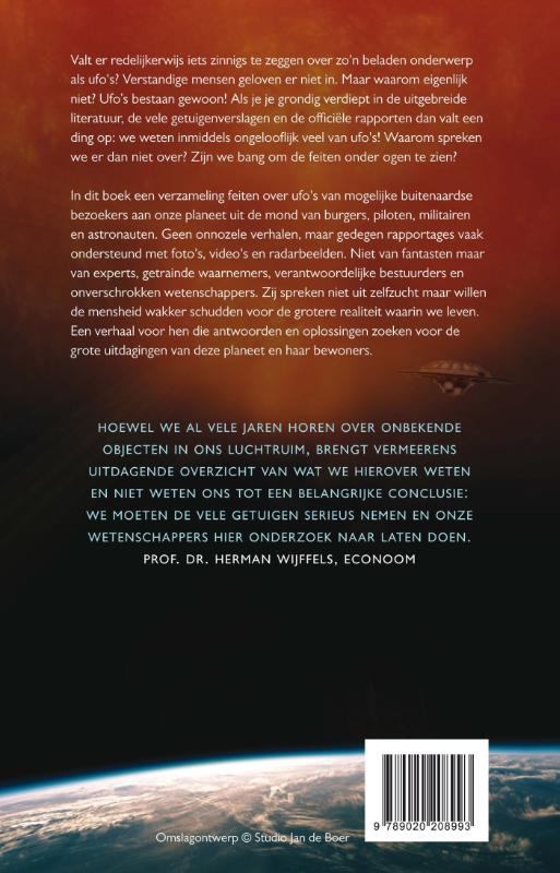 Achterkant van Ufo's bestaan gewoon