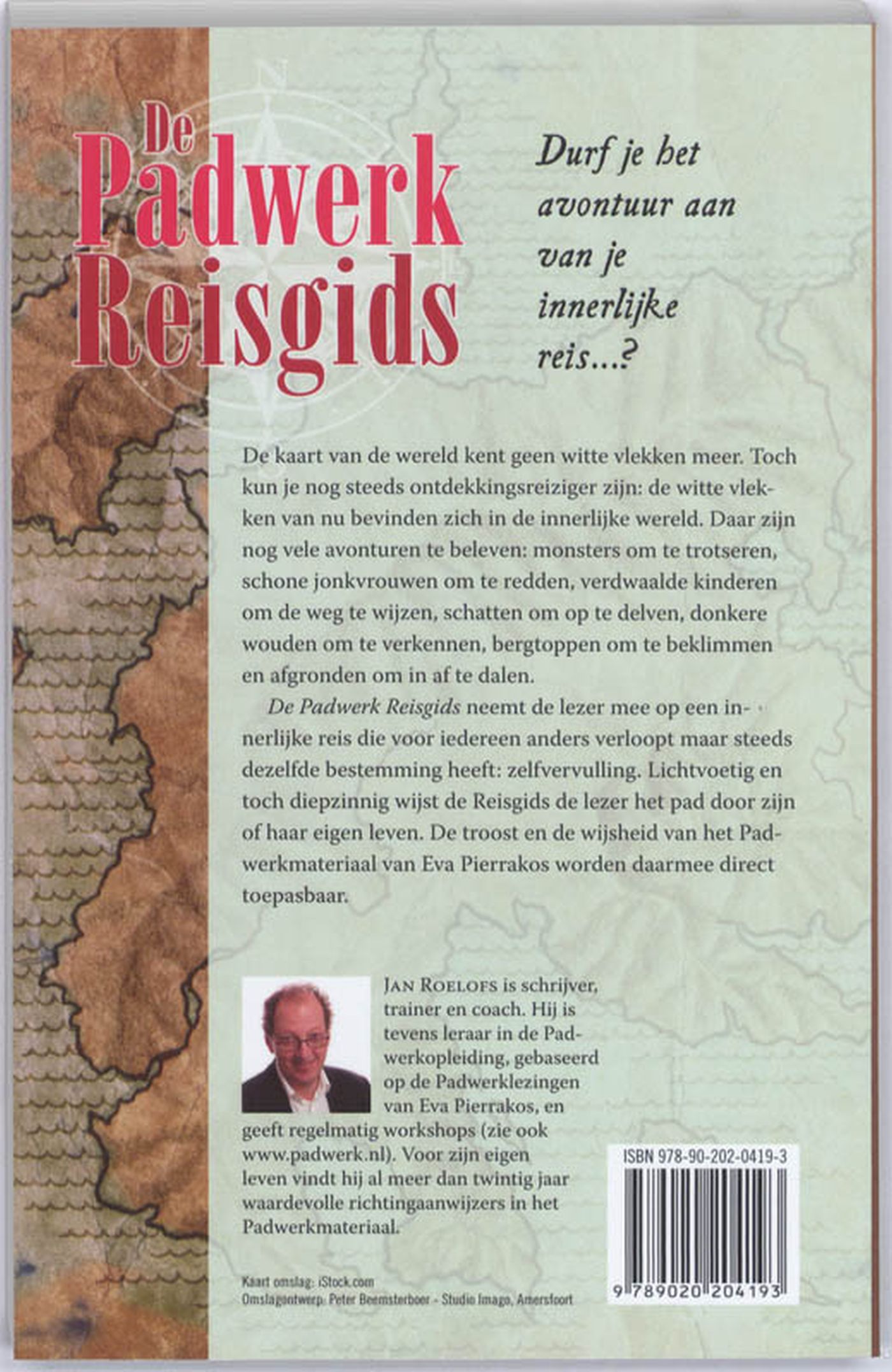 Achterkant van De padwerk reisgids