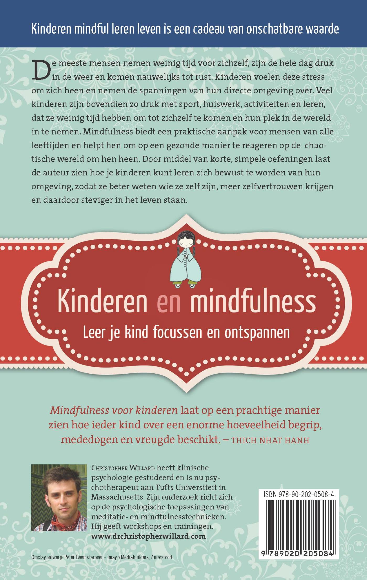 Achterkant van Kinderen en mindfulness