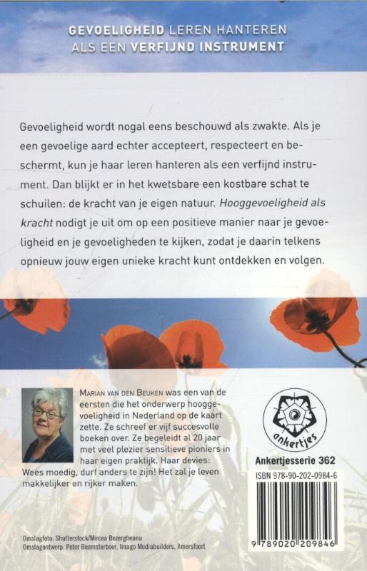 Achterkant van Hooggevoeligheid als kracht