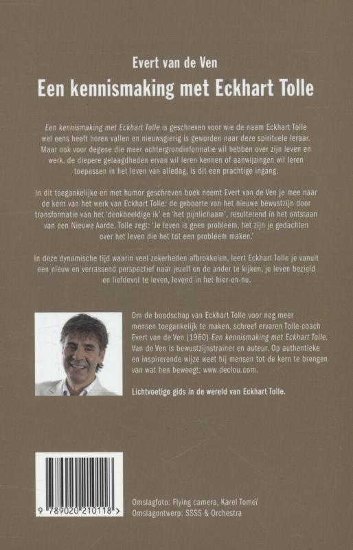 Achterkant van Een kennismaking met Eckhart Tolle