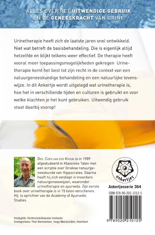 Achterkant van Urinetherapie