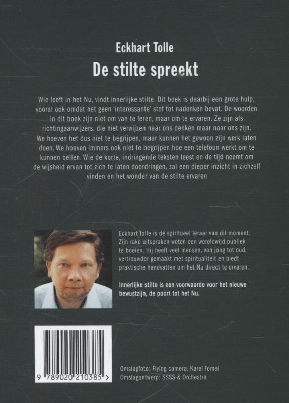 Achterkant van De stilte spreekt
