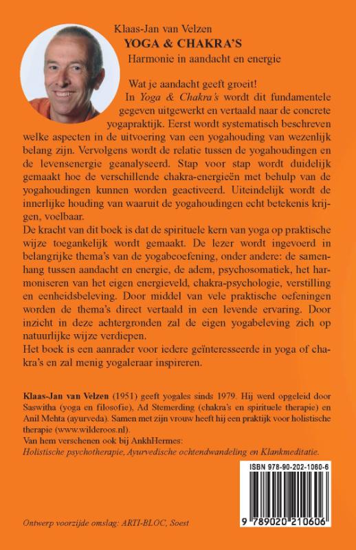 Achterkant van Yoga en chakra's