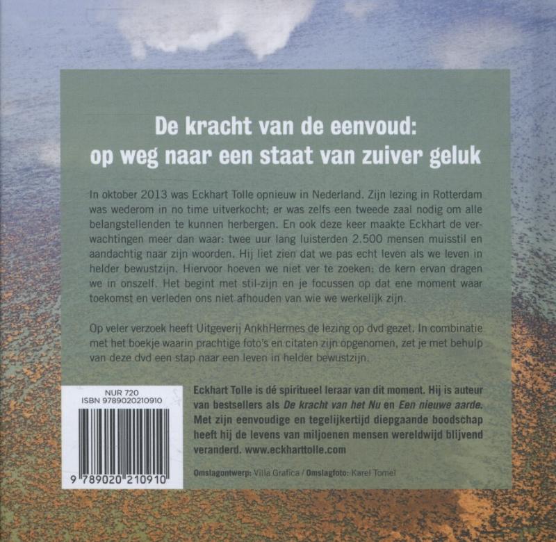 Achterkant van Leven in helder bewustzijn