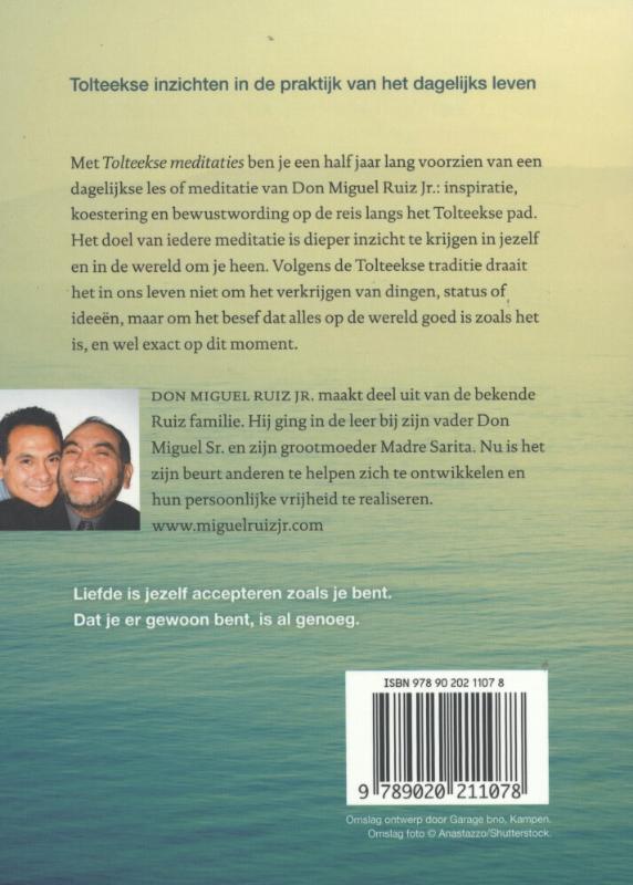 Achterkant van Tolteekse meditaties
