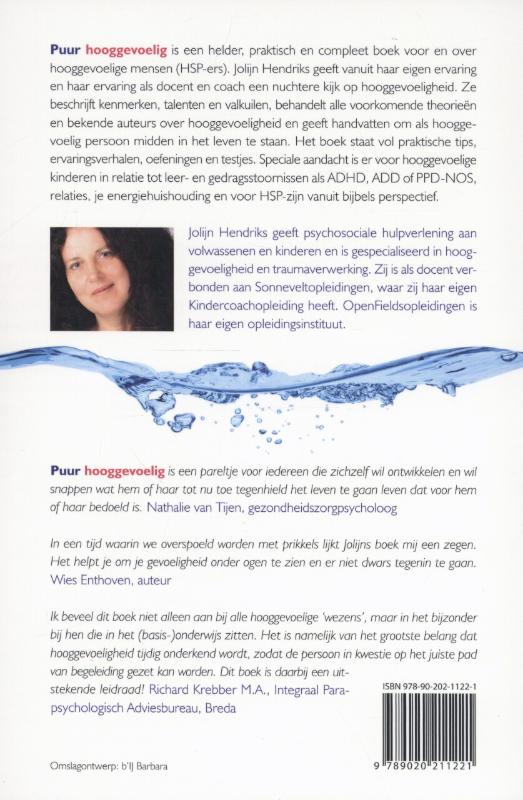 Achterkant van Puur Hooggevoelig