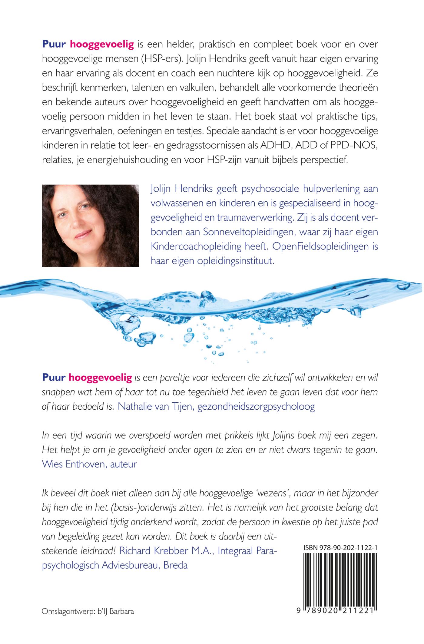 Achterkant van Puur Hooggevoelig