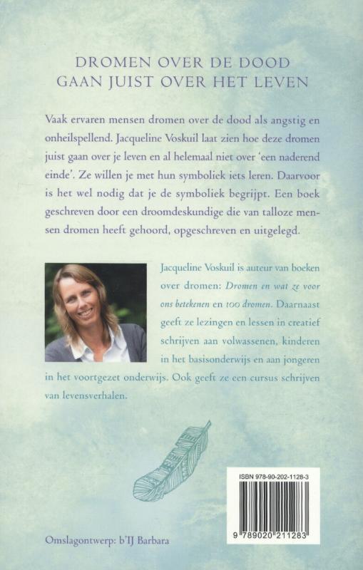 Achterkant van Dromen over de dood