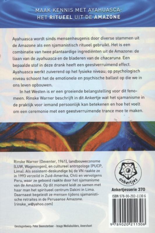 Achterkant van Ayahuasca