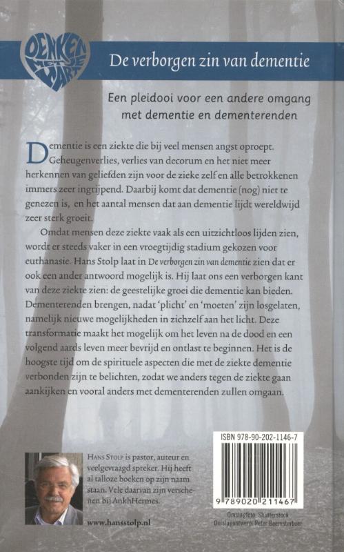 Achterkant van De verborgen zin van dementie