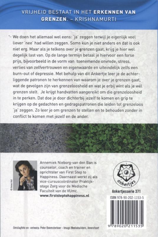 Achterkant van Over je grenzen gaan