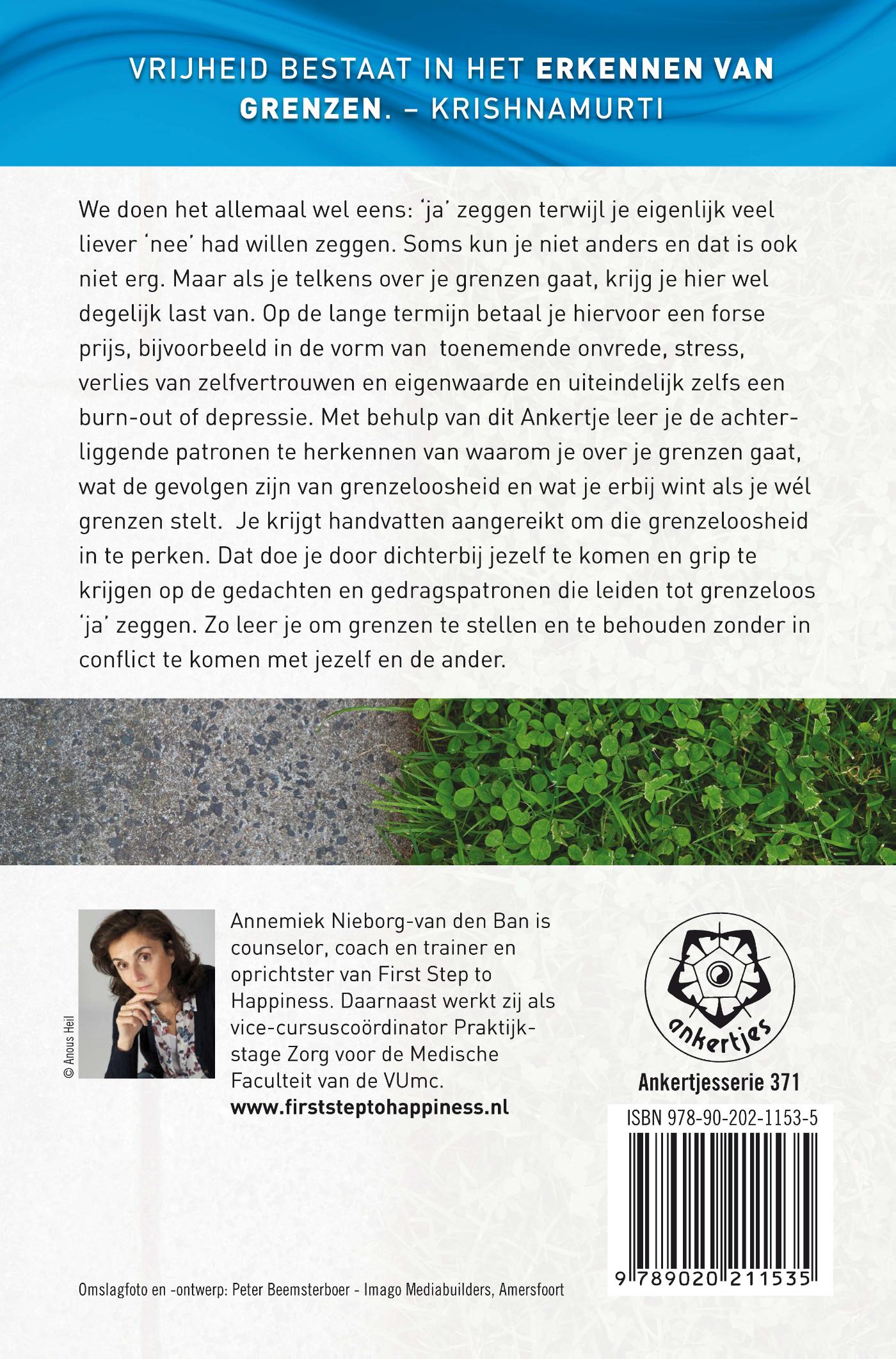 Achterkant van Over je grenzen gaan
