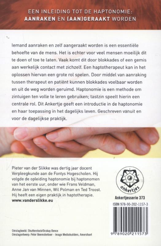 Achterkant van Haptonomie en haptotherapie