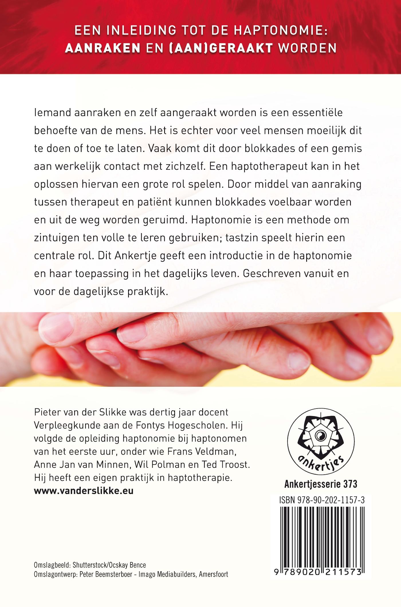 Achterkant van Haptonomie en haptotherapie