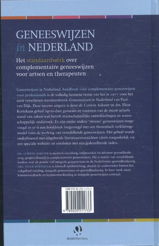 Achterkant van Geneeswijzen in Nederland