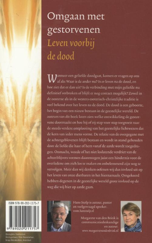Achterkant van Omgaan met gestorvenen