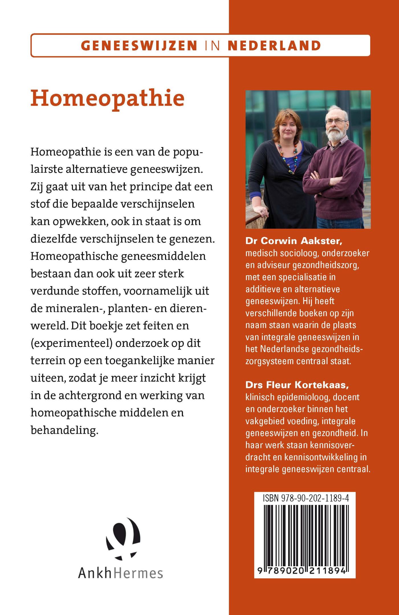 Achterkant van Homeopathie