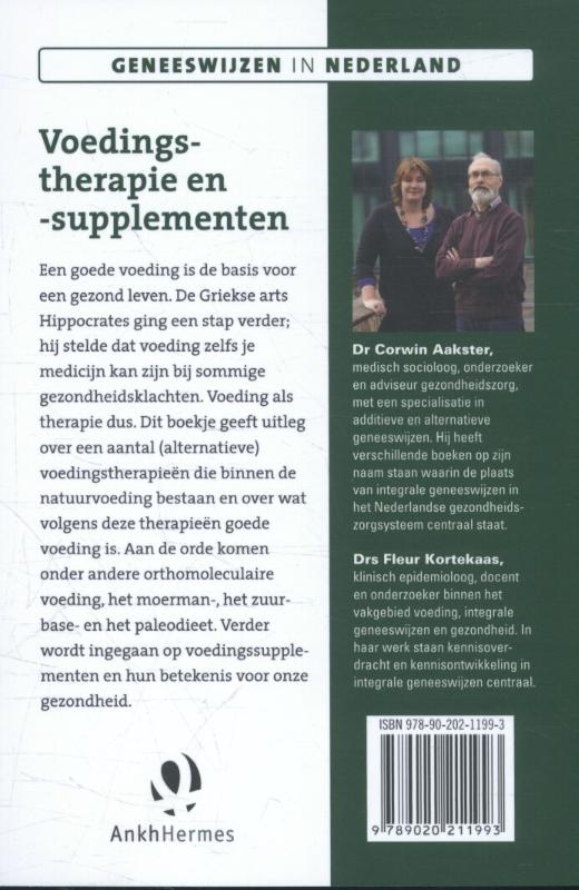 Achterkant van Voedingstherapie en -supplementen
