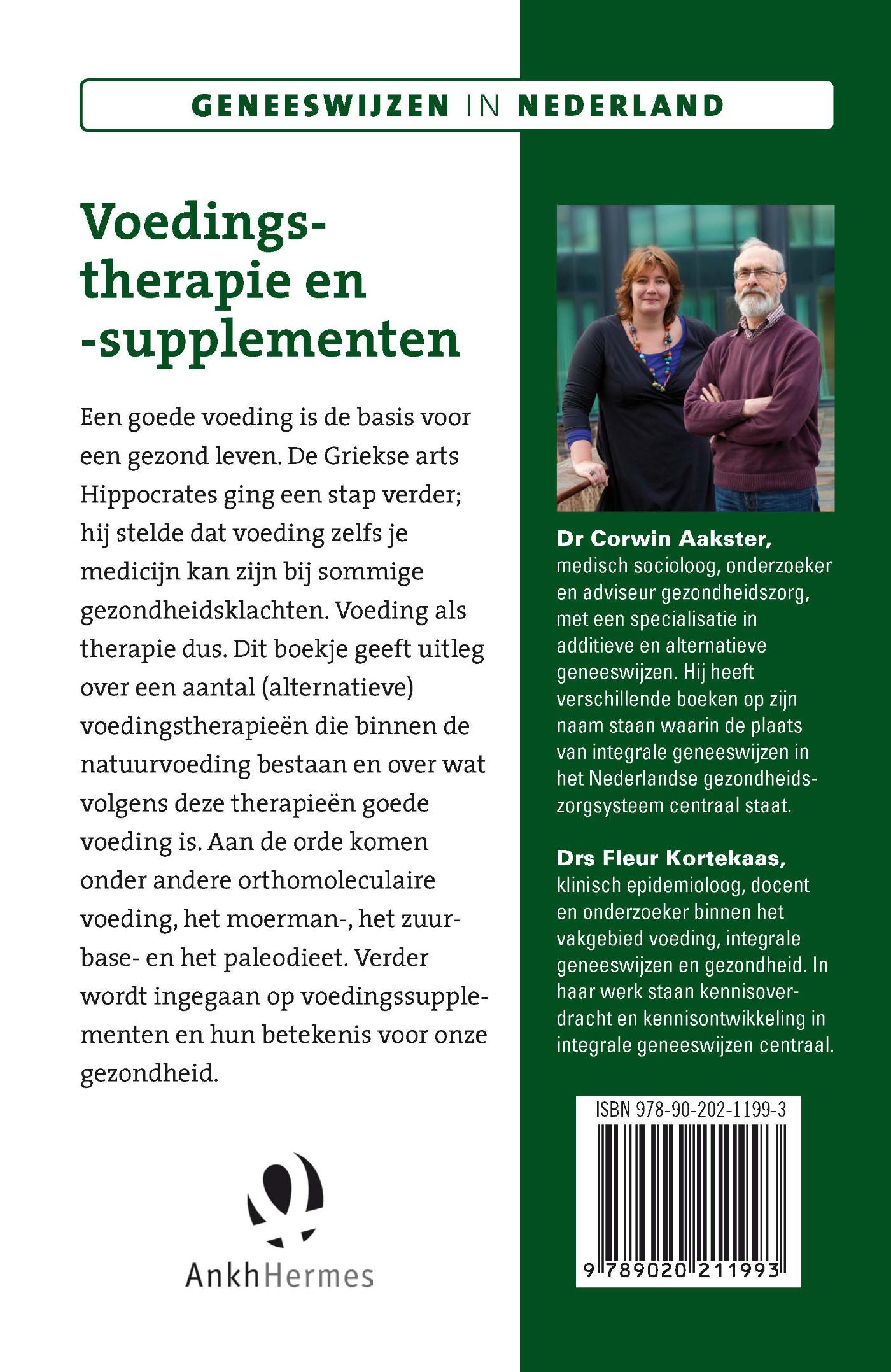 Achterkant van Voedingstherapie en -supplementen