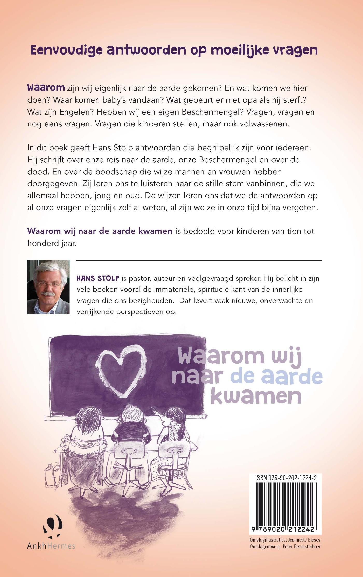 Achterkant van Waarom wij naar de aarde kwamen