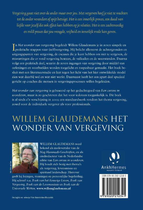 Achterkant van Het wonder van vergeving