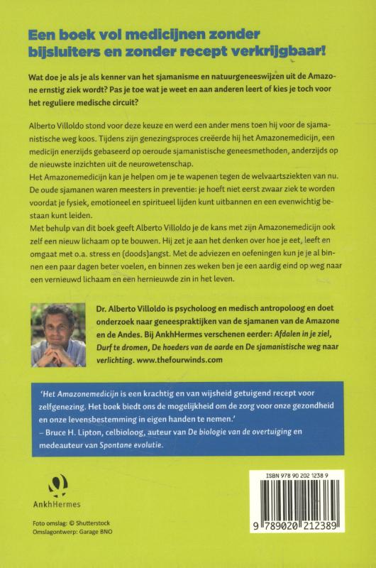 Achterkant van Het Amazonemedicijn