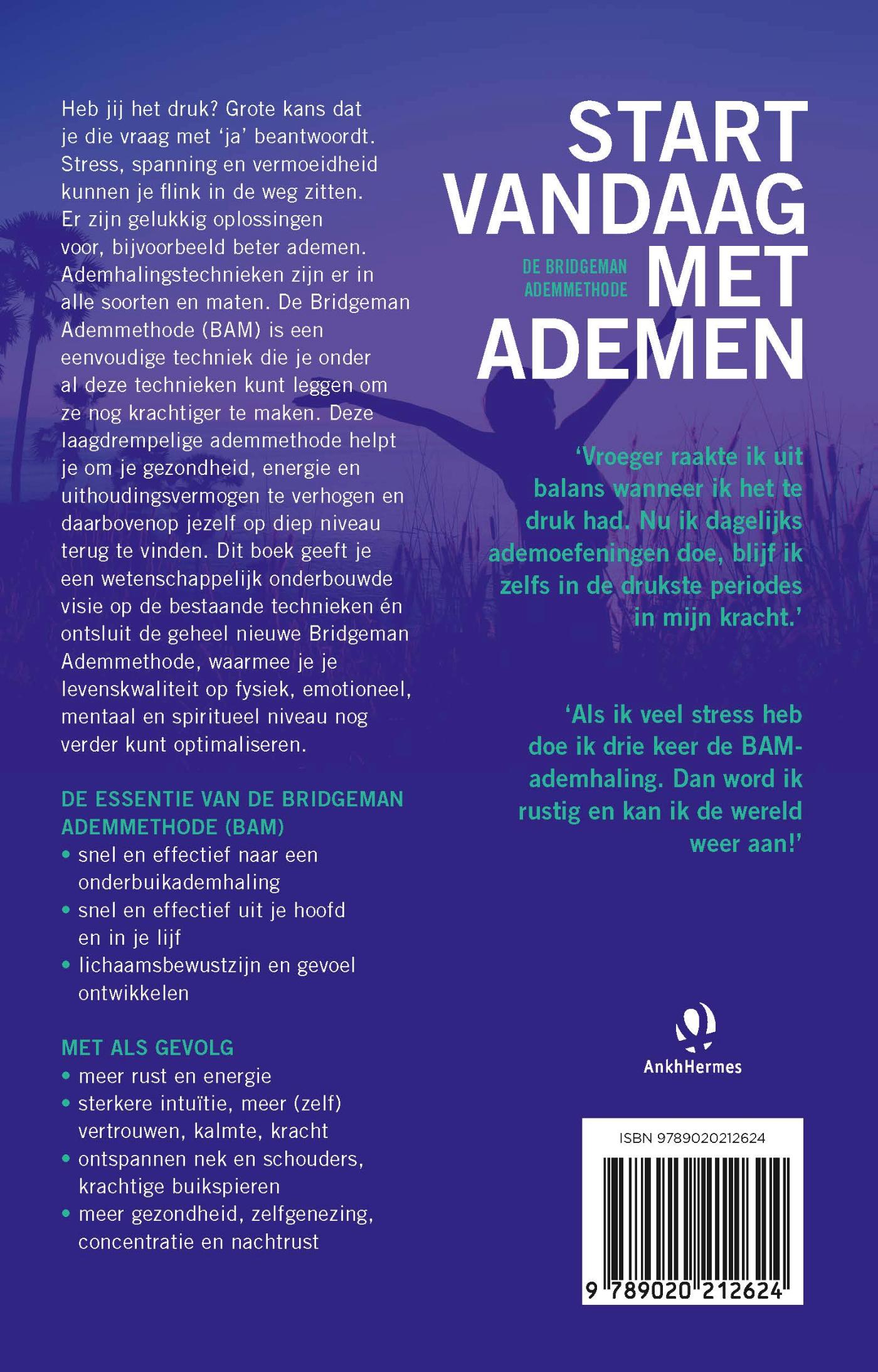 Achterkant van Start vandaag met ademen