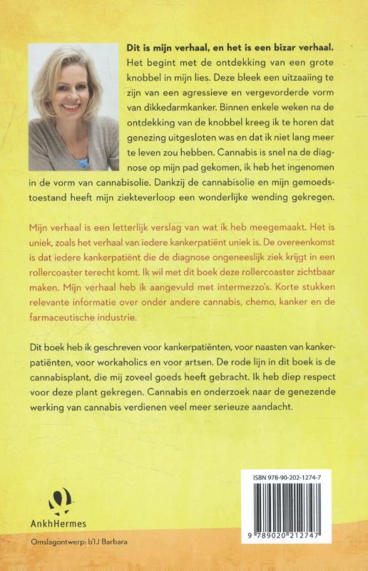 Achterkant van Kanker en cannabis