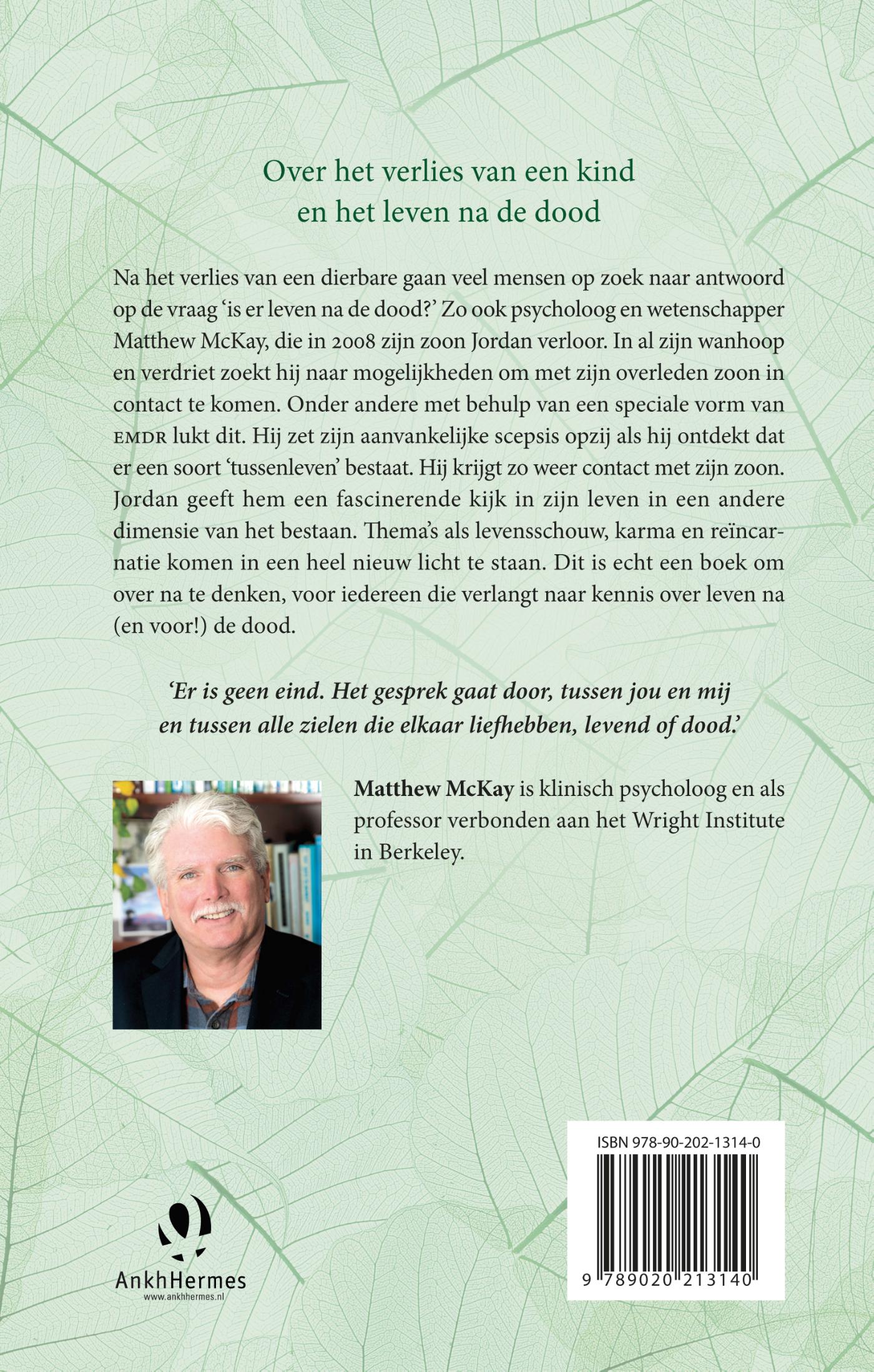 Achterkant van Het leven van onze doden