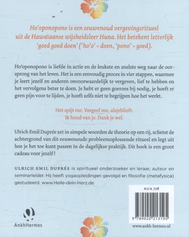 Achterkant van Ho'oponopono
