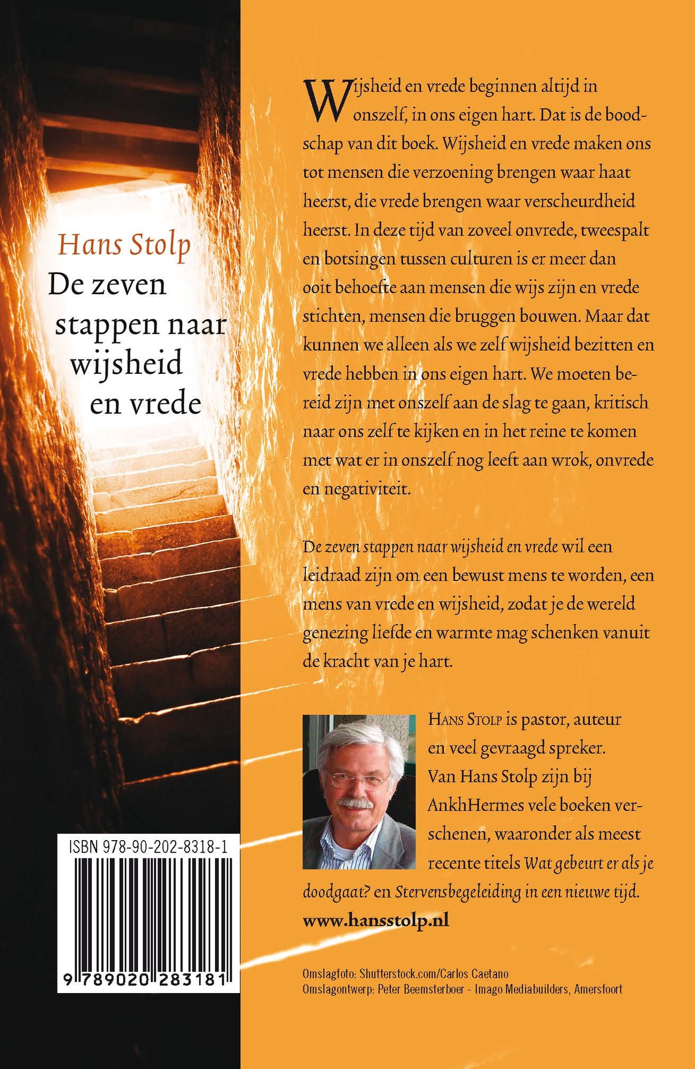 Achterkant van De zeven stappen naar wijsheid en vrede