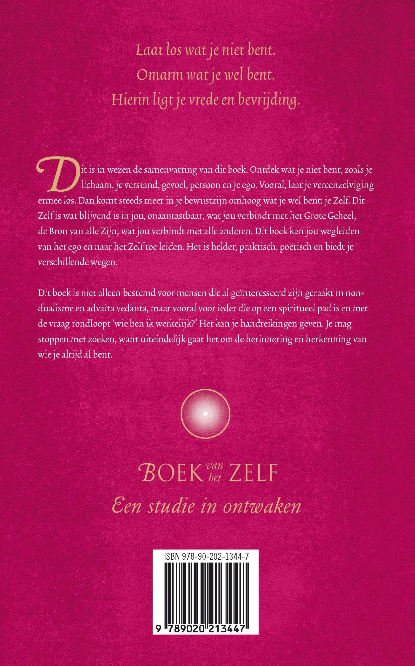 Achterkant van Boek van het Zelf