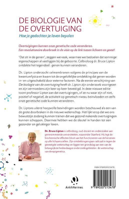 Achterkant van De biologie van de overtuiging