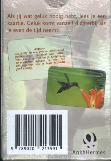 Achterkant van Gelukskaartjes