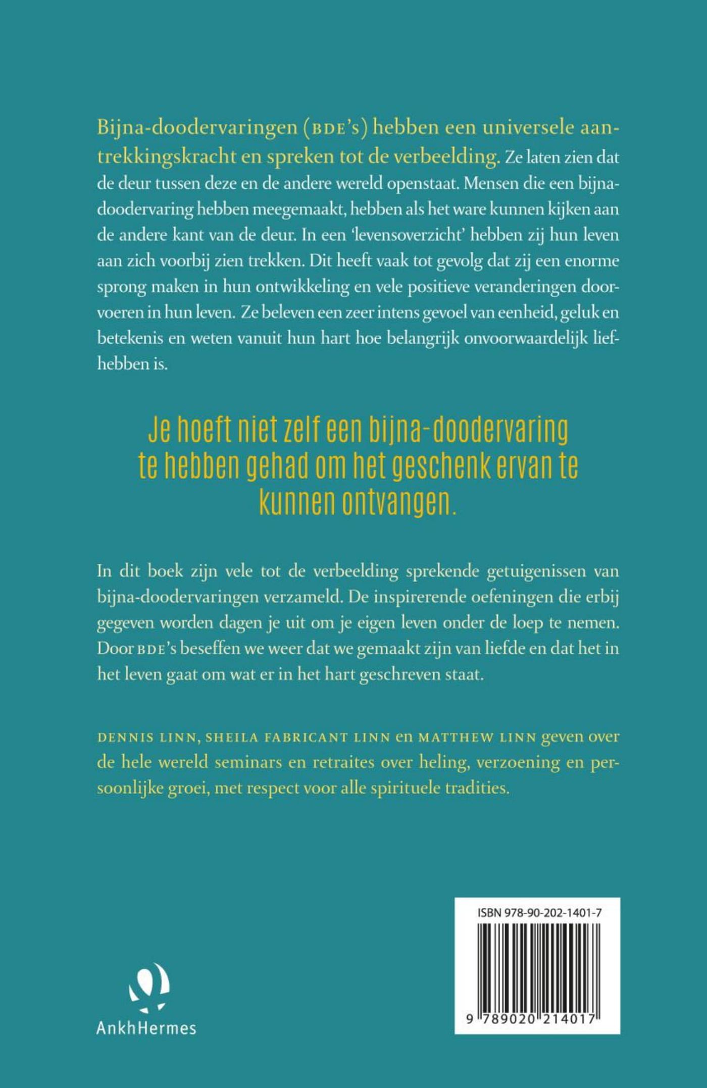 Achterkant van Het geschenk van bijna-doodervaringen