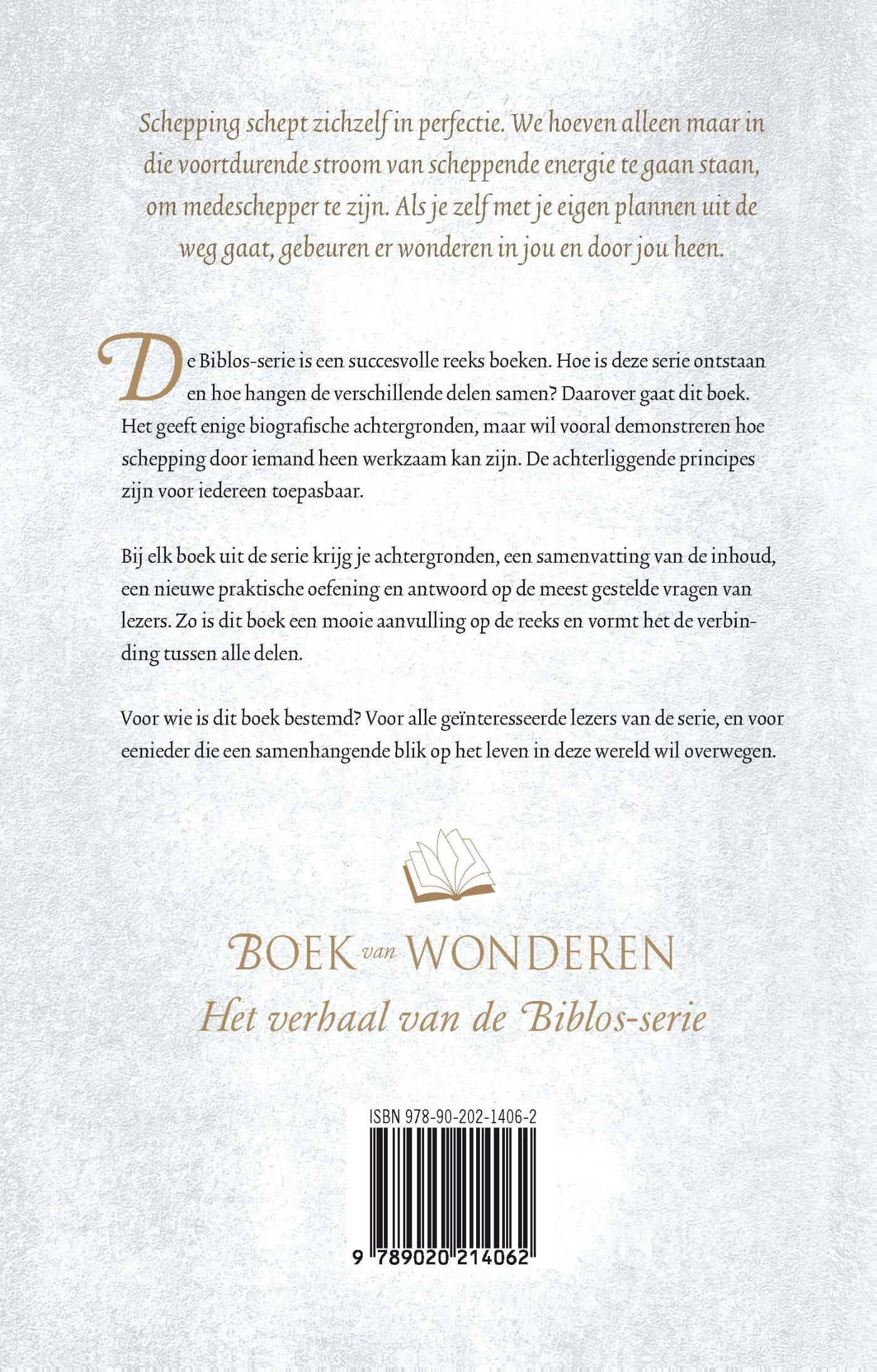 Achterkant van Boek van wonderen