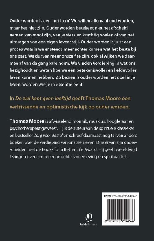 Achterkant van De ziel kent geen leeftijd