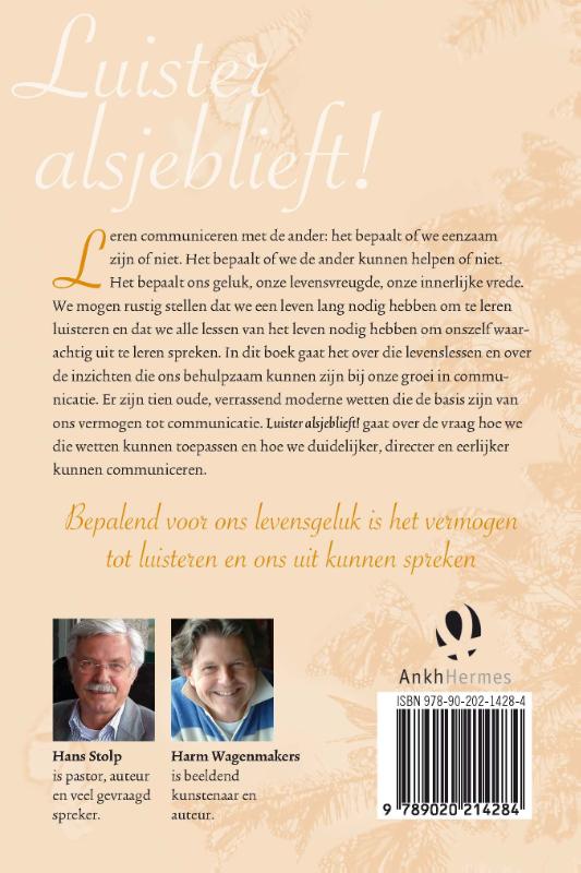 Achterkant van Luister alsjeblieft!