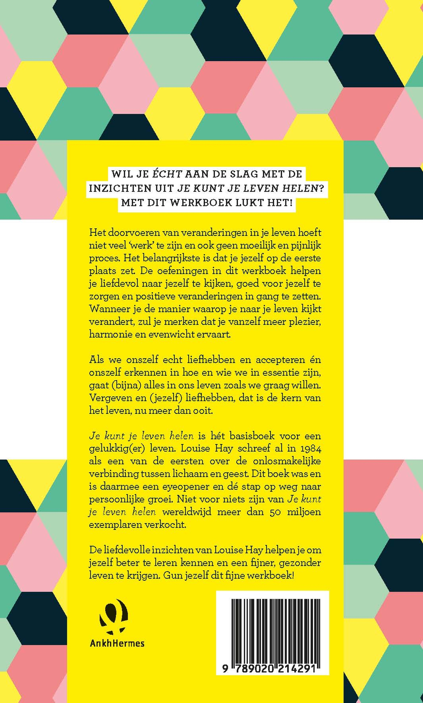 Achterkant van Je kunt je leven helen - werkboek